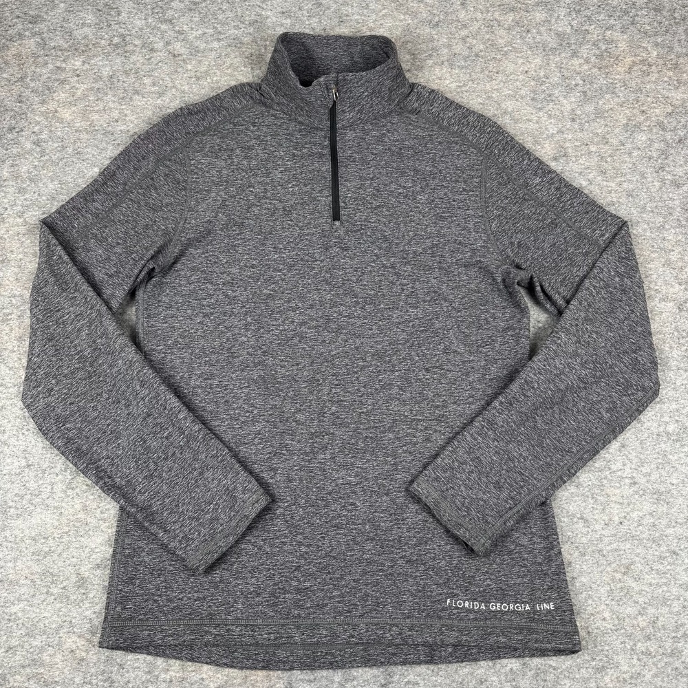 Lululemon Surge Warm 1/2 Zip Silver Heathered Dark Slate Mens Medium M
